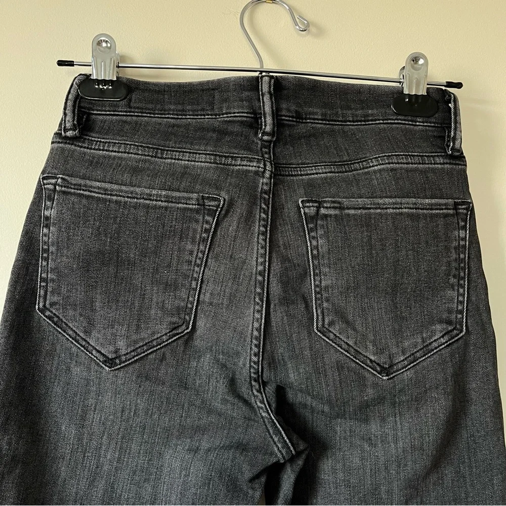 AllSaints Grace Skinny Jeans Size 27 Black Wash High Rise Zip Ankle - Picture 4 of 12
